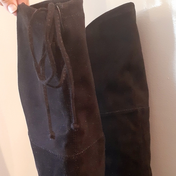 Wide Calf/Wide Width Over-The-Knee Black Boots - Picture 10 of 12